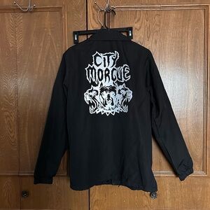 City Morgue Black Bomber Jacket